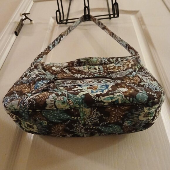 Vera Bradley hobo shoulder bag in the retired Java Blue floral pattern - Picture 5 of 6